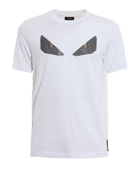 fendi eyes rhinestone t shirt|fendi t shirt i offer.